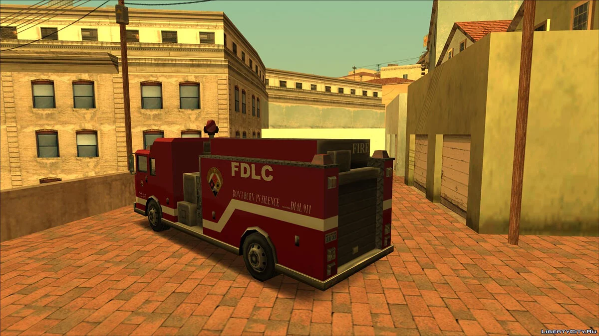 Пак пожежного транспорту Liberty City (FROM GTA UNDERGROUND) / GTA San Andreas