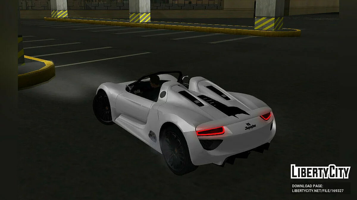 Porsche 918 Spyder (SA Style) / GTA San Andreas