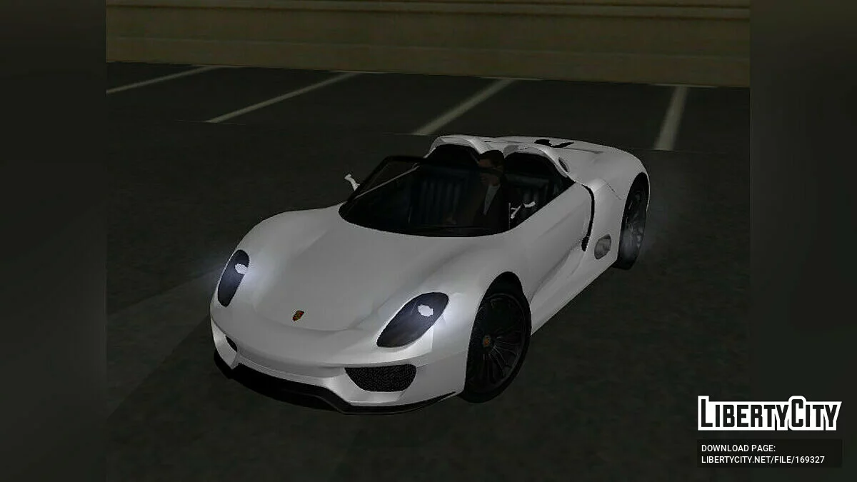Porsche 918 Spyder (SA Style) / GTA San Andreas