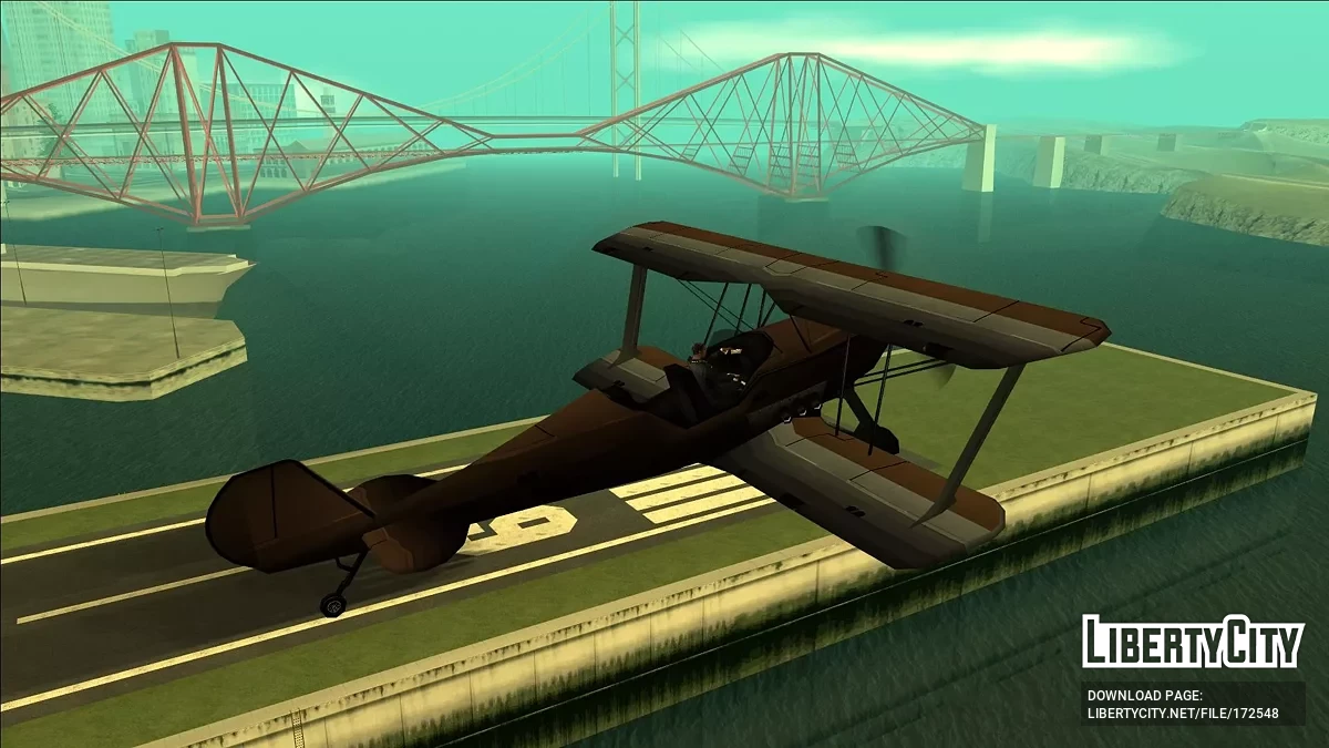 Vice City Stories Biplane (FROM GTA UNDERGROUND) / GTA San Andreas
