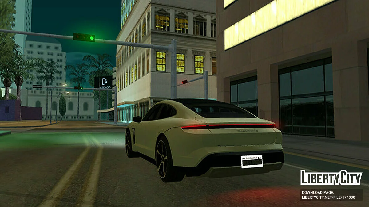 Porsche Taycan Turbo S / GTA San Andreas