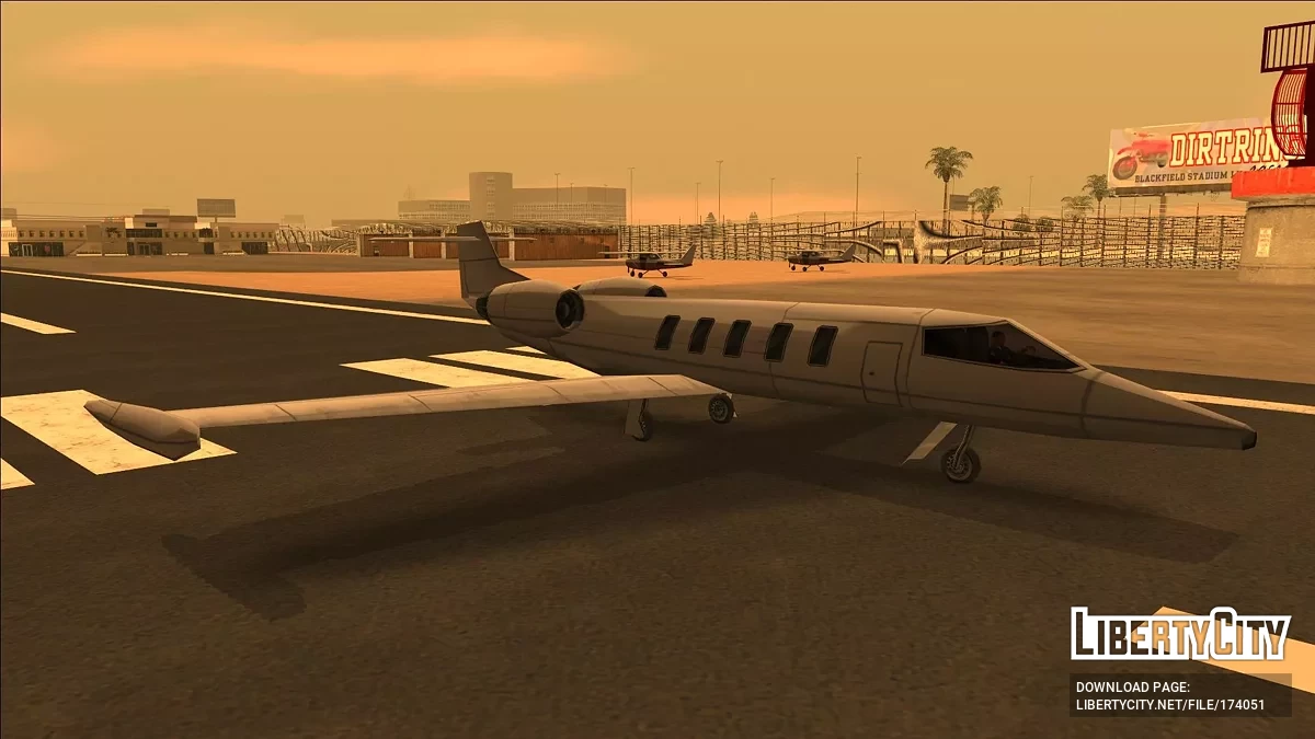 Vice City Learjet (FROM GTA UNDERGROUND) / GTA San Andreas