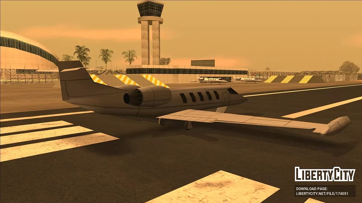 Vice City Learjet (FROM GTA UNDERGROUND) / GTA San Andreas