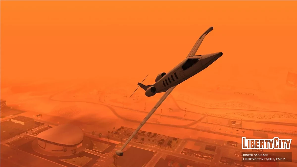 Vice City Learjet (FROM GTA UNDERGROUND) / GTA San Andreas