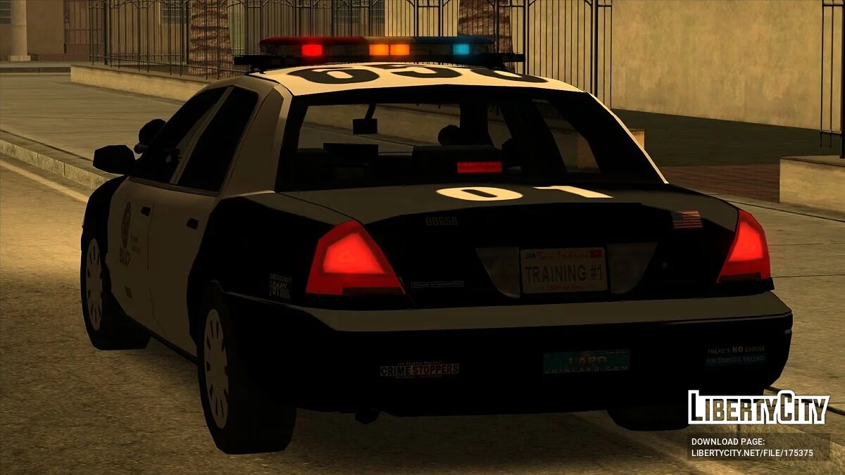 LAPD CVPI 01 Central Division [AVS] / GTA San Andreas
