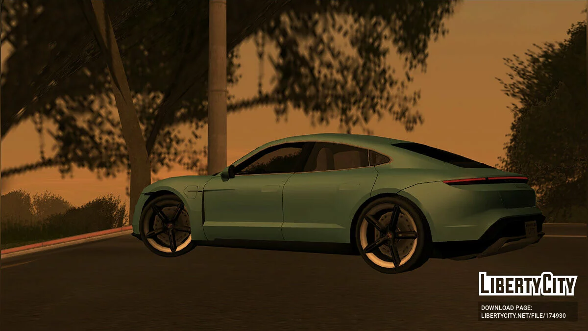 Porsche Taycan Turbo S / GTA San Andreas