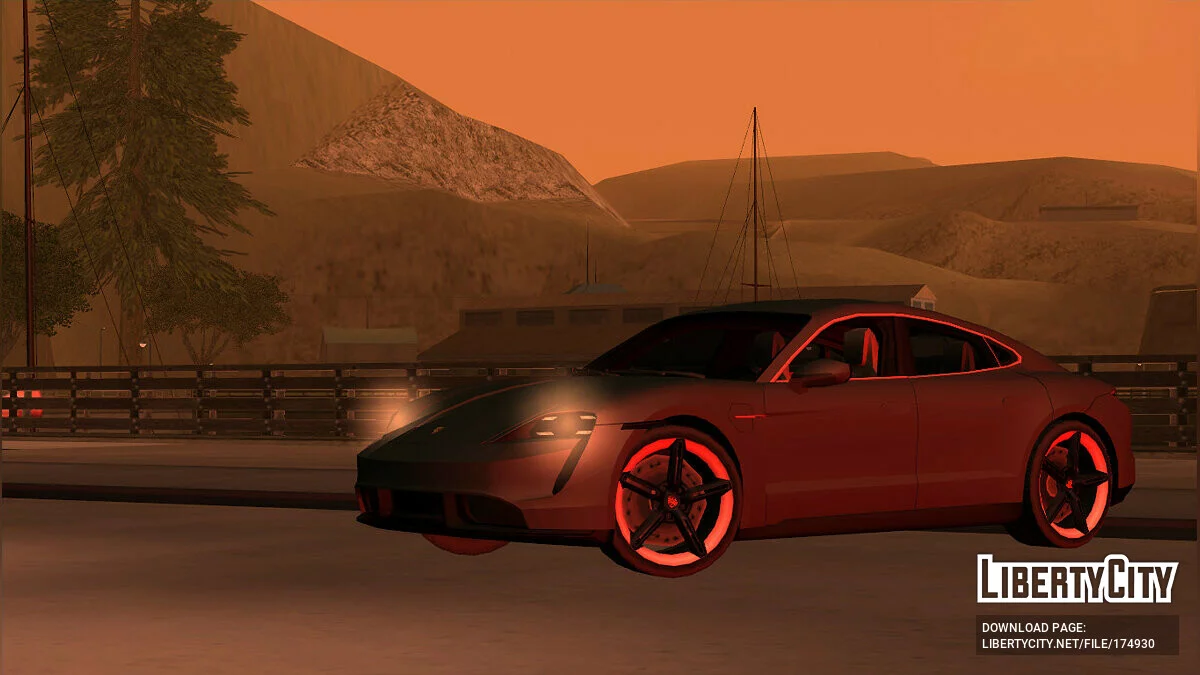Porsche Taycan Turbo S / GTA San Andreas