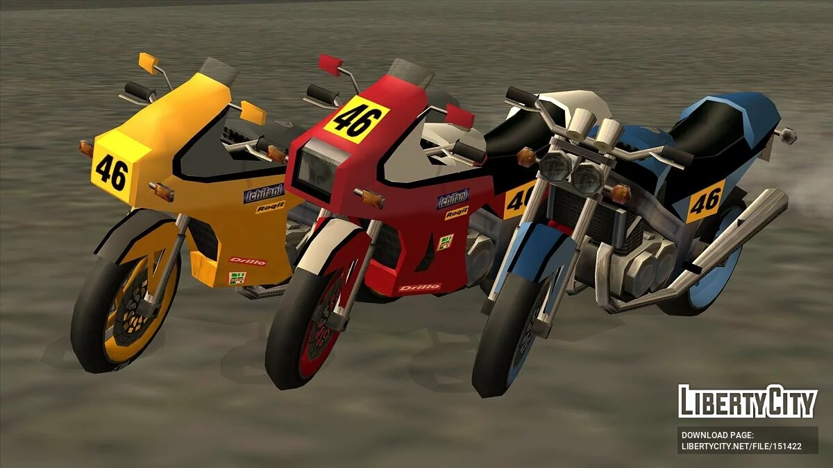 BF-400 + NRG-500 VCS Style (Updated 28.07.2022) / GTA San Andreas