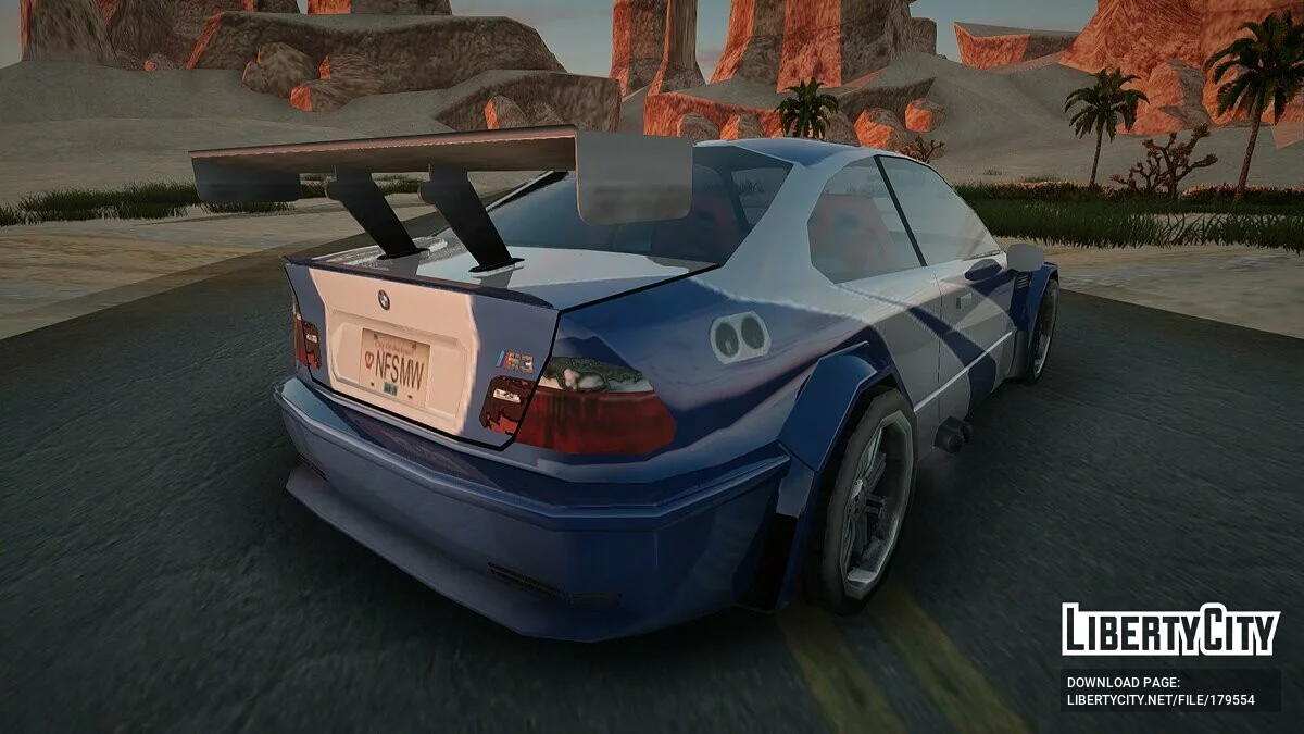 BMW M3 GTR dari NFS: Most Wanted / GTA San Andreas