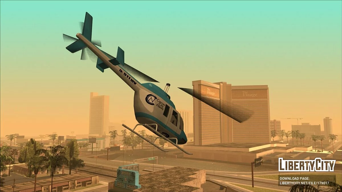 Pack of News Helicopters (FROM GTA UNDERGROUND) / GTA San Andreas