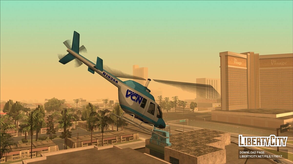 GTA San Andreas - Como conseguir el Helicoptero News Chopper