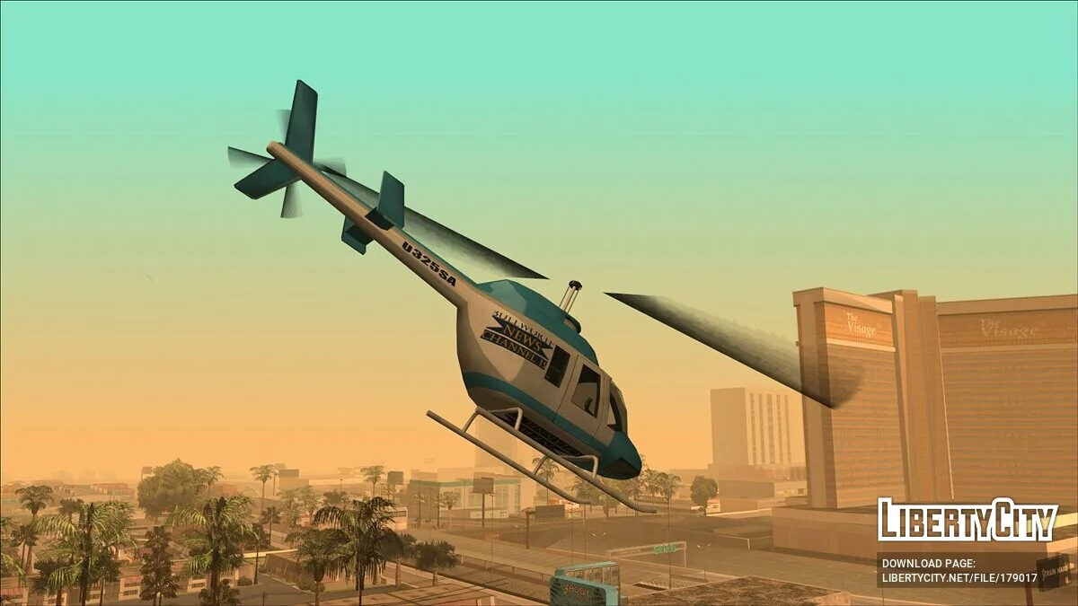 Pack of News Helicopters (FROM GTA UNDERGROUND) / GTA San Andreas