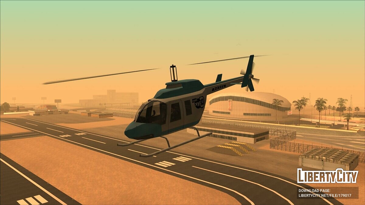 Helicopters in GTA San Andreas with automatic installation: free download  helicopter for GTA SA