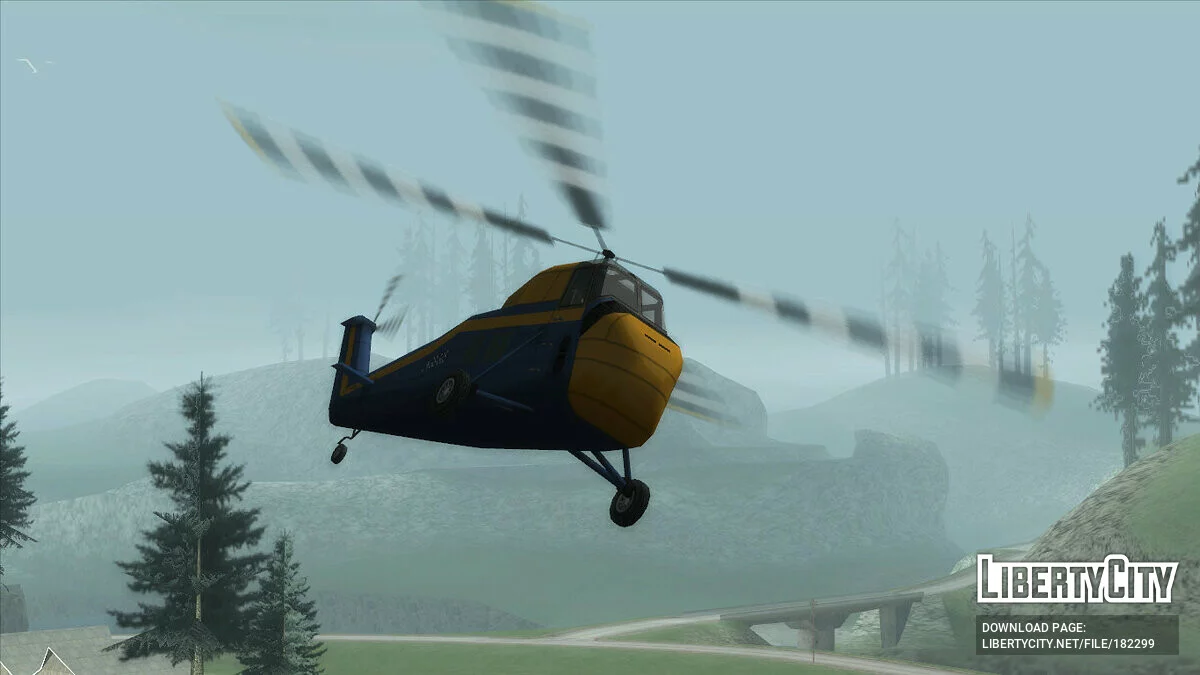 Helicóptero Gaviota / GTA San Andreas