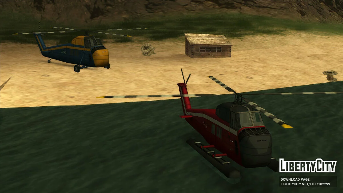 Helicóptero Gaviota / GTA San Andreas