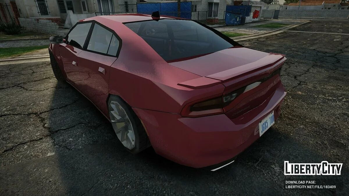 2016 Dodge Charger SRT8 Hellcat Lowpoly / GTA San Andreas