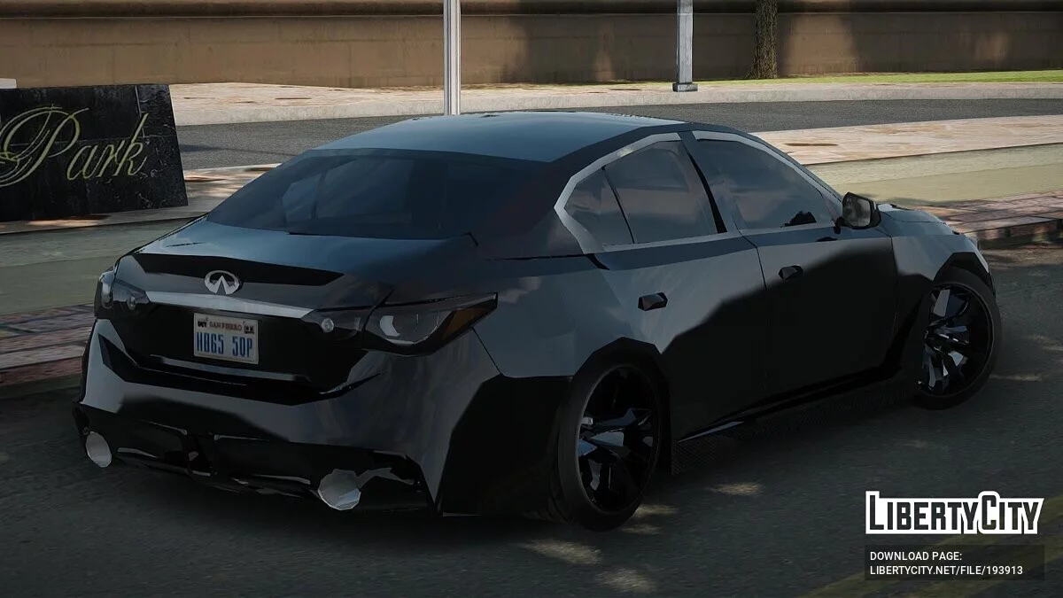 2018 Infiniti Q50 Lowpoly / GTA San Andreas