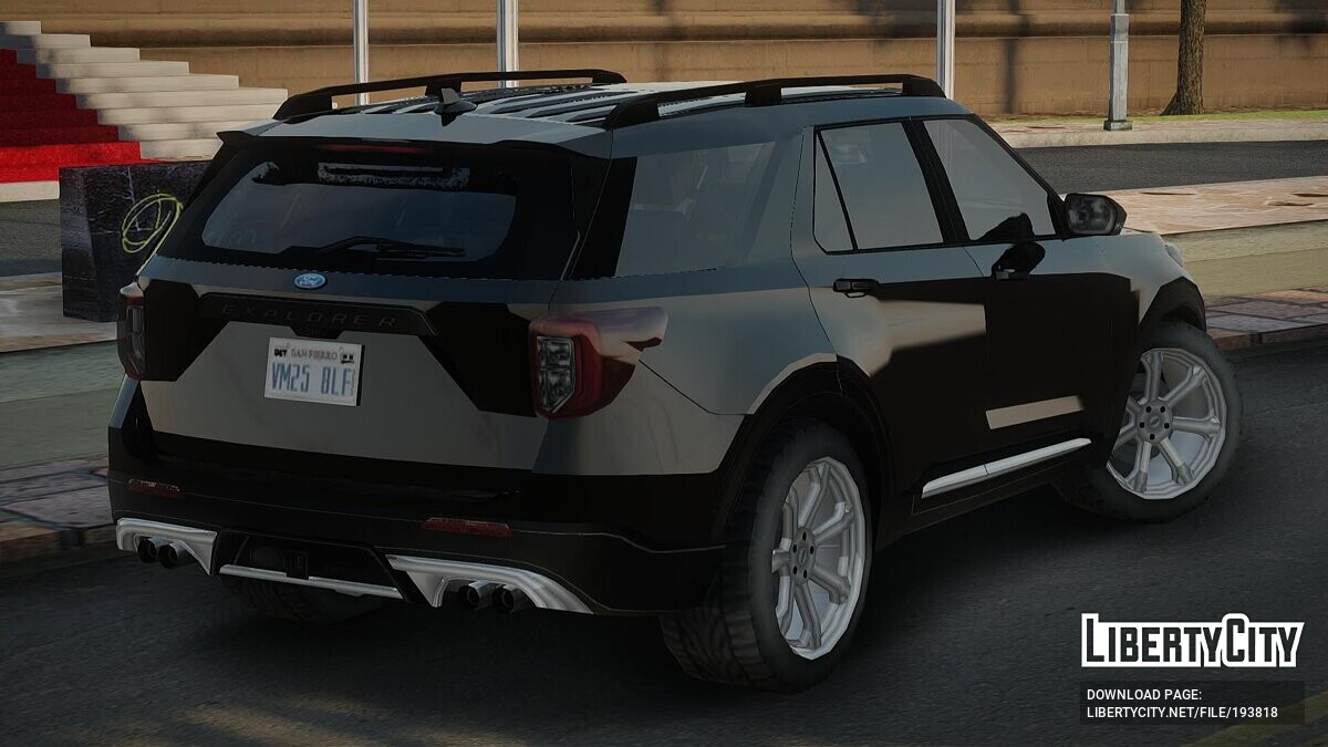 2021 Ford Explorer ST Lowpoly для GTA San Andreas