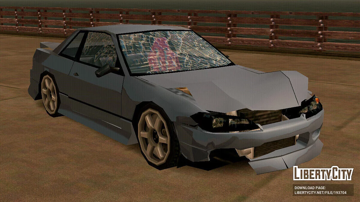 Ніссан Сільвія S13.5 (S15 передня частина) SA стиль / GTA San Andreas