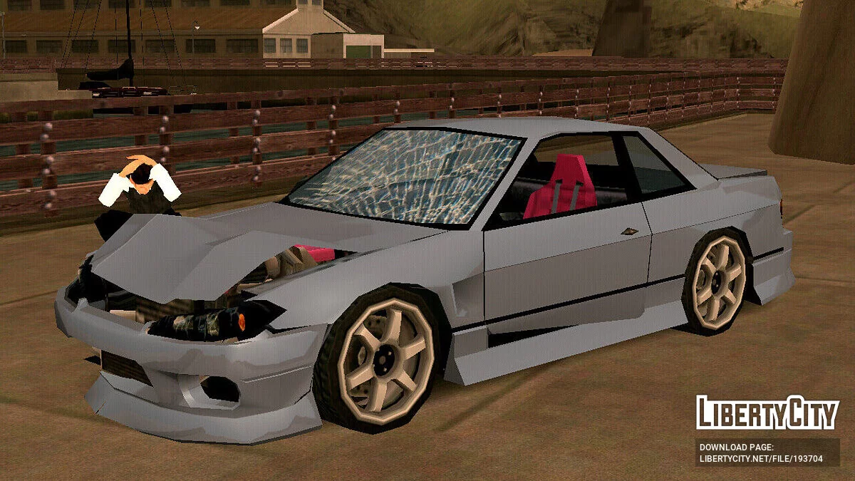 Ніссан Сільвія S13.5 (S15 передня частина) SA стиль / GTA San Andreas