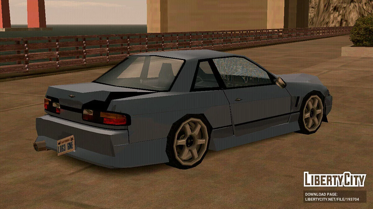 Ніссан Сільвія S13.5 (S15 передня частина) SA стиль / GTA San Andreas