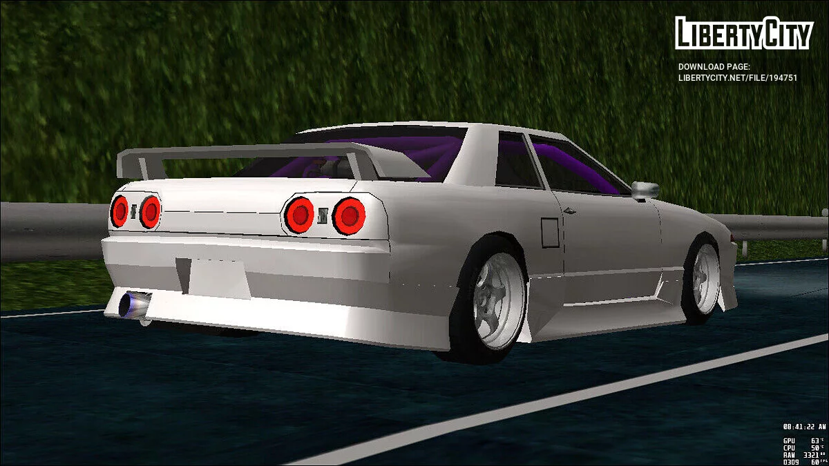 Gaya Elegy Nissan Skyline R32 GT-R (Bodykit Vertex) / GTA San Andreas