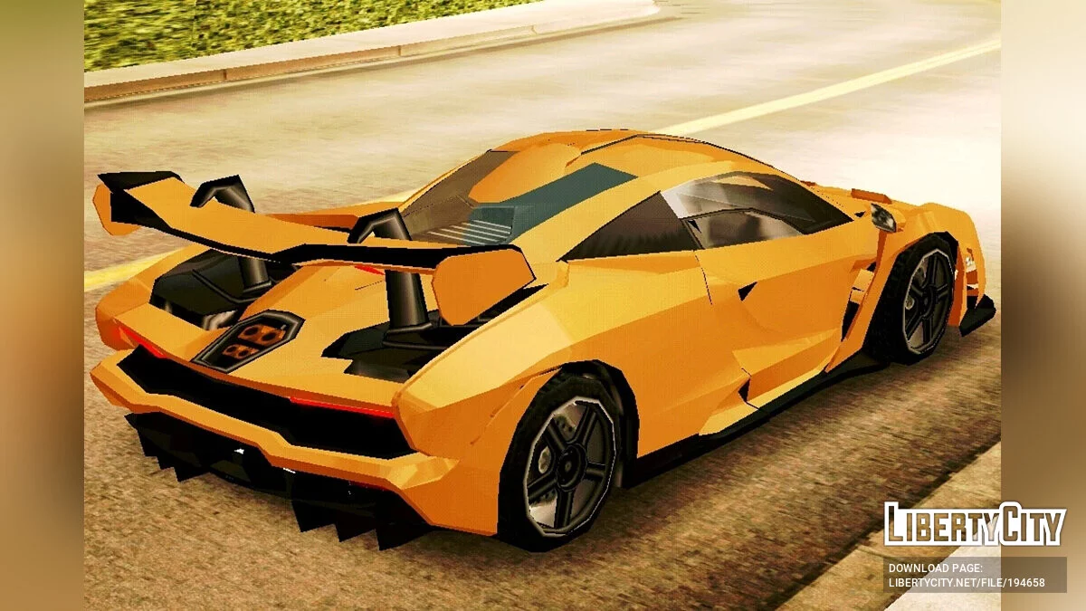McLaren Senna LM (стиль SA) / GTA San Andreas