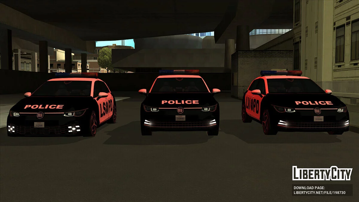 Burgerfahrzeug Club 2019 - Versión policial / GTA San Andreas