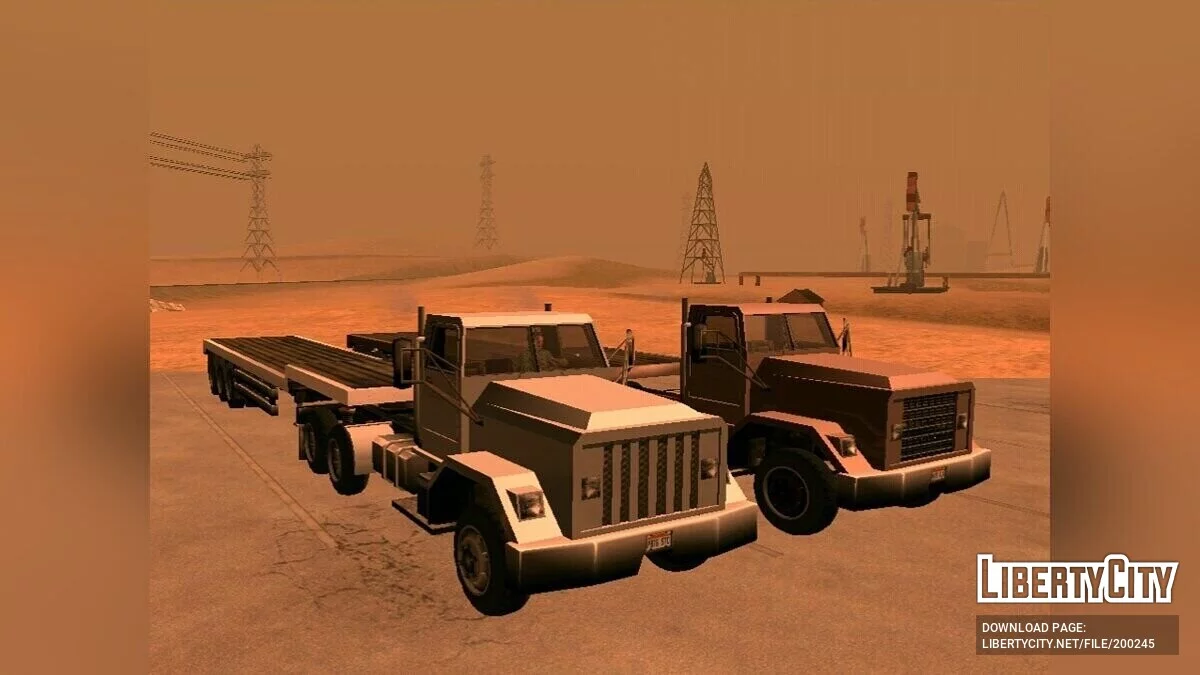 Flatbed Semi Truck / GTA San Andreas