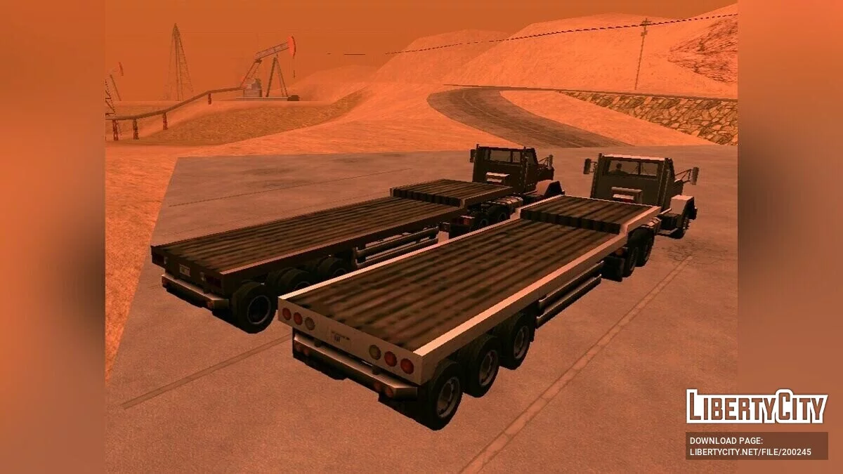 Flatbed Semi Truck / GTA San Andreas