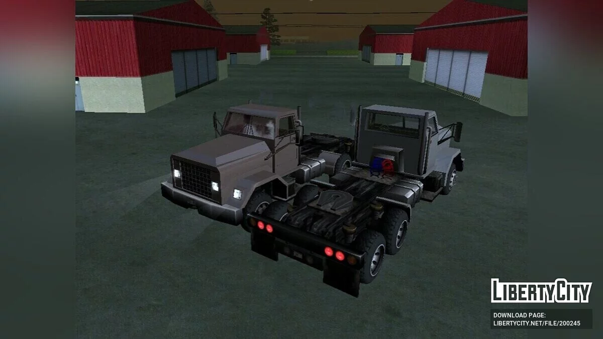 Flatbed Semi Truck / GTA San Andreas