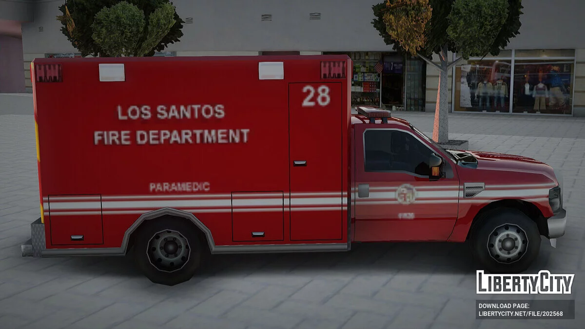 Ford F-250 Ambulance LSFD / GTA San Andreas