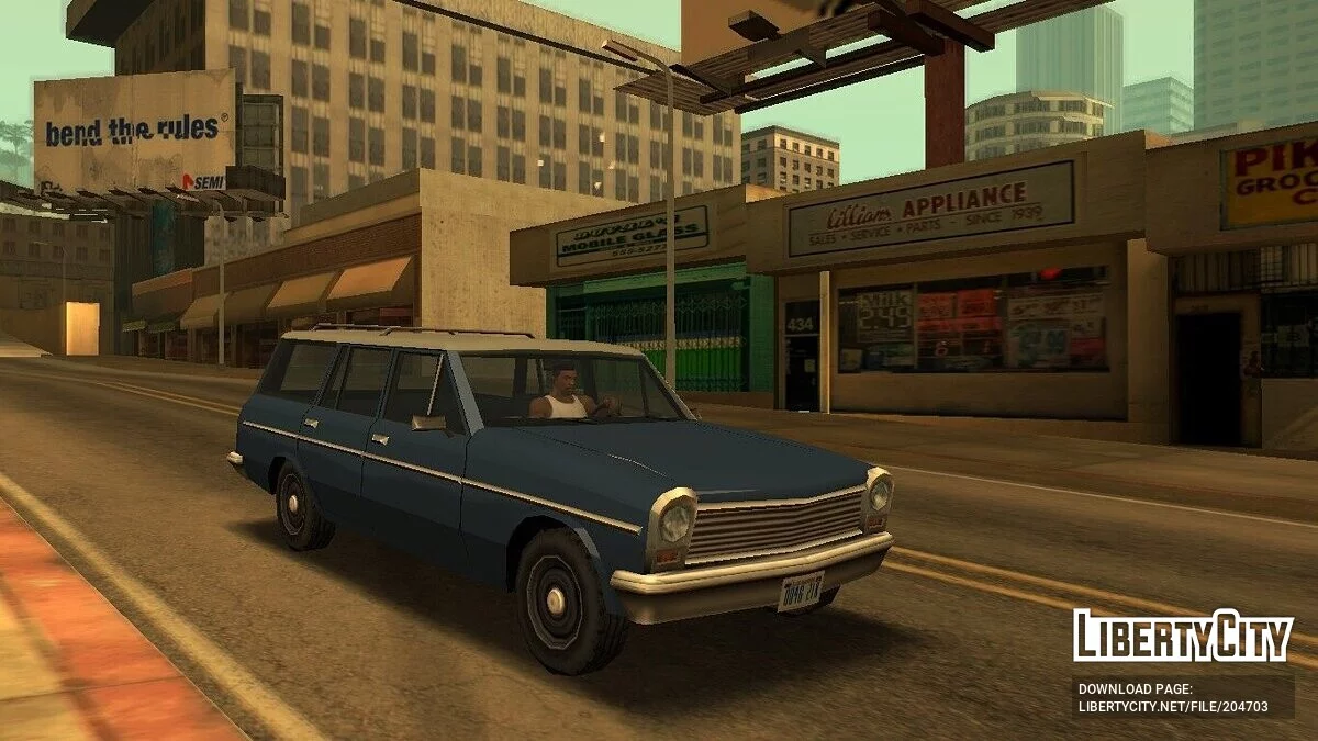 Pacote de carros de importação e exportação do lado oeste / GTA San Andreas