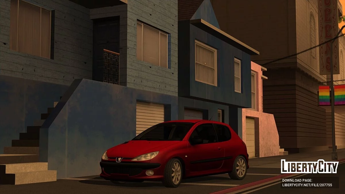 Peugeot 206 2003 / GTA San Andreas