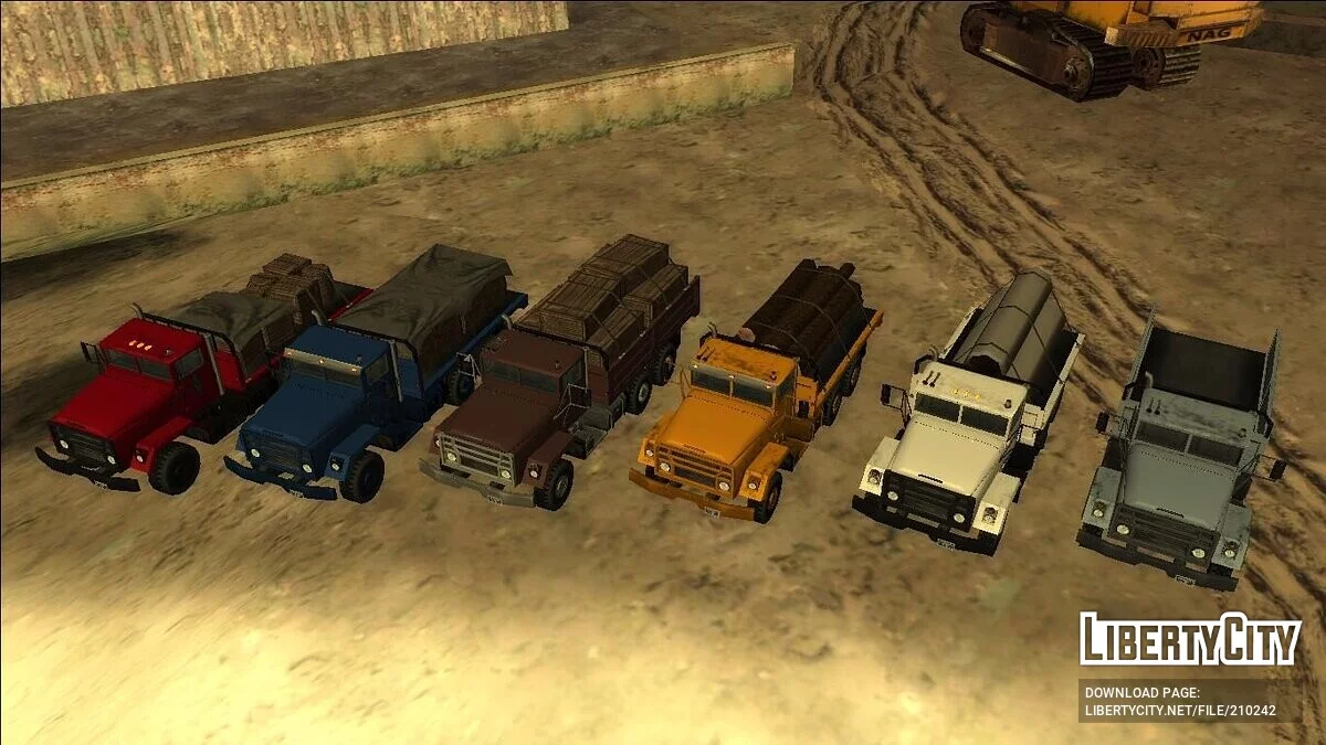 Barak OL & Flatbed OL / GTA San Andreas