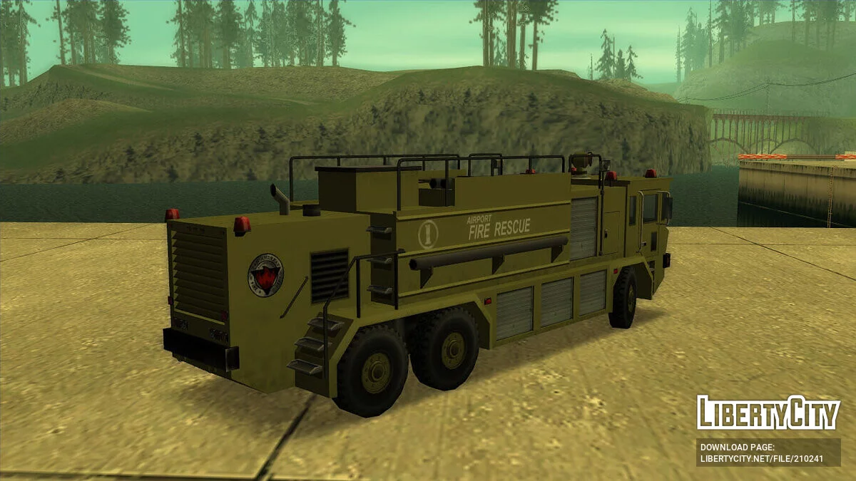 HVY Firebrigade Airport Crash Tender / GTA San Andreas