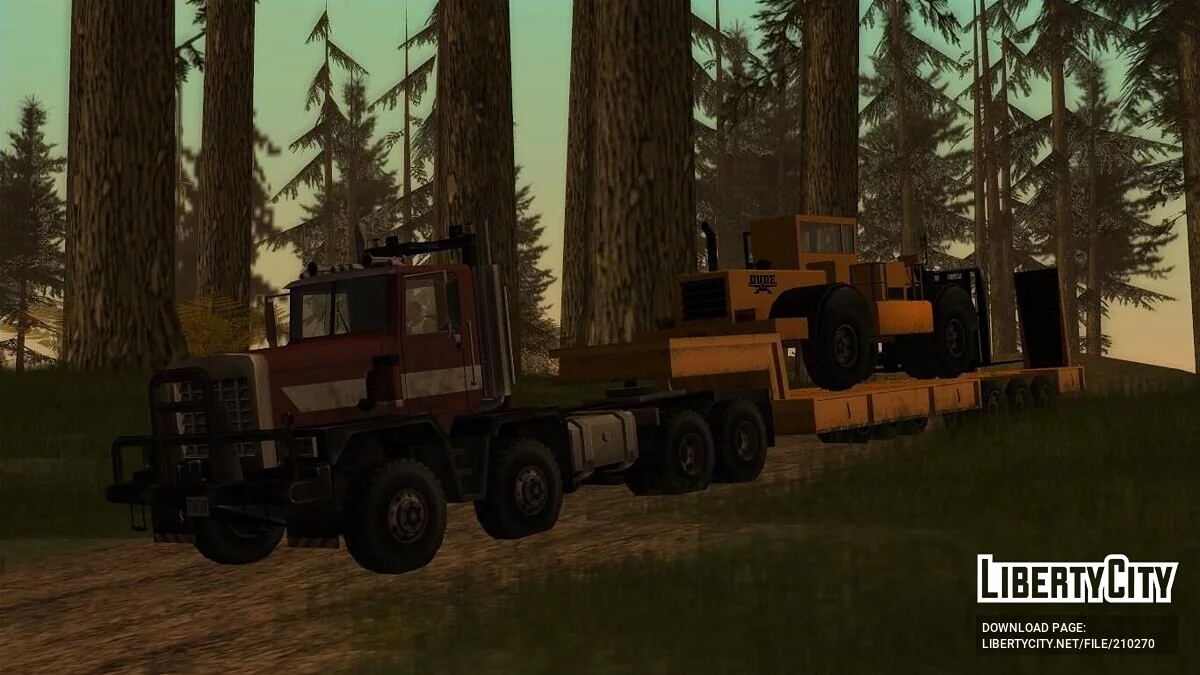 Jobuilt Odin Flatbed & Semi / GTA San Andreas