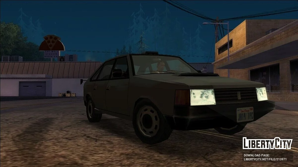 '86 Rune Yozhik [Styl SA | Dodatek] / GTA San Andreas