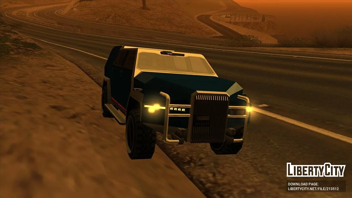 Cyberpunk 2077'den Chevillon Emperor 620 Ragnar / GTA San Andreas
