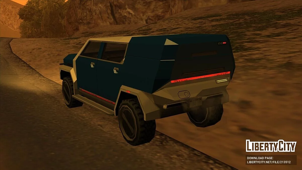 Cyberpunk 2077'den Chevillon Emperor 620 Ragnar / GTA San Andreas