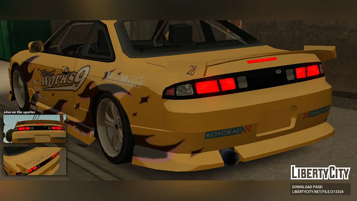 نيسان سيلفيا S14 قابل للتعديل / جي تي إيه سان أندرياس