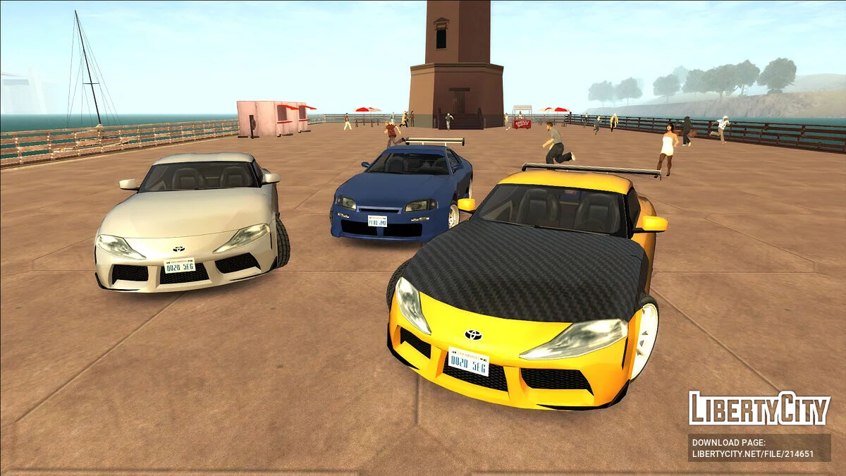 '20 Toyota GR Supra (Styl SA + Dodatek) / GTA San Andreas