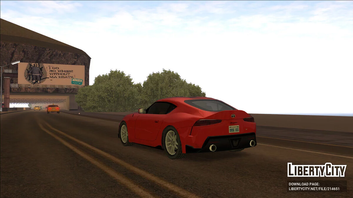 '20 Toyota GR Supra (Styl SA + Dodatek) / GTA San Andreas