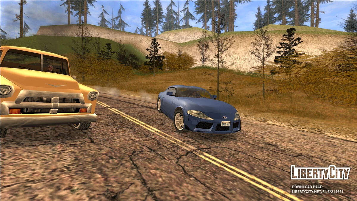 '20 Toyota GR Supra (Styl SA + Dodatek) / GTA San Andreas