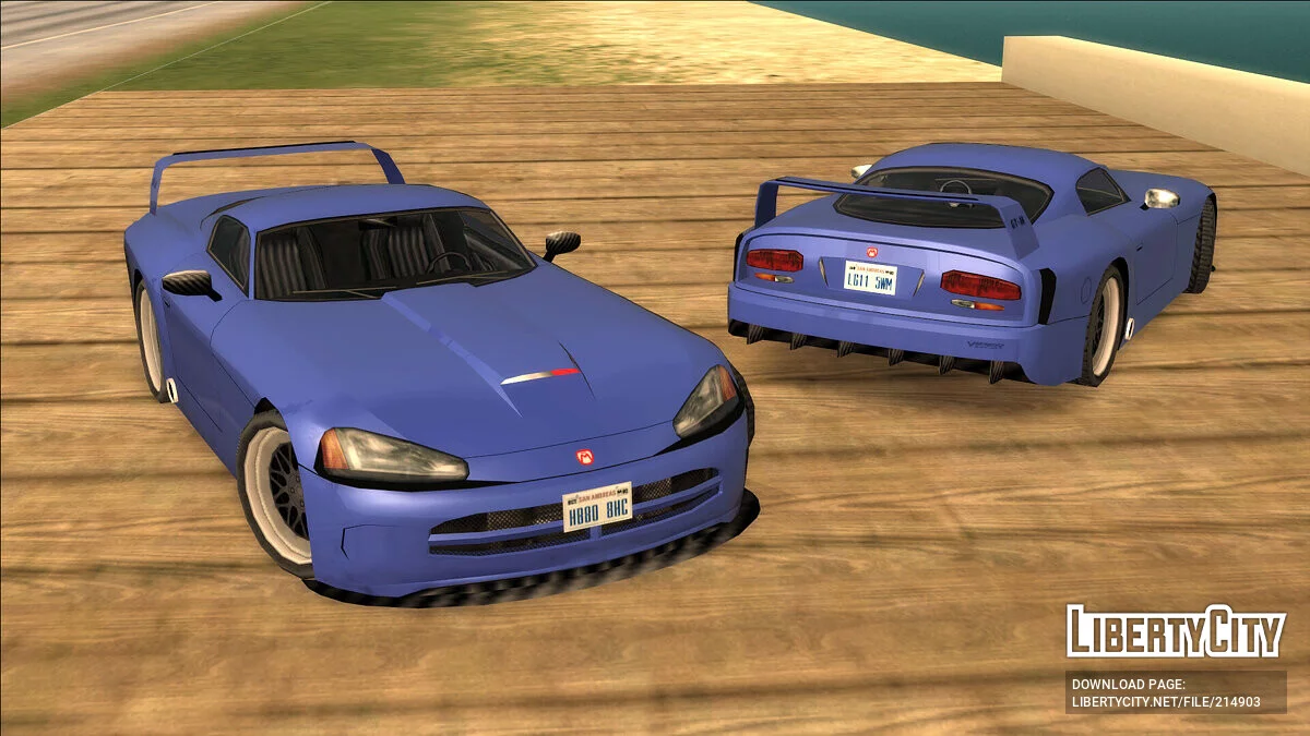 Кастомний Dodge Viper SRT 10 [SA Style - Addon] / GTA San Andreas