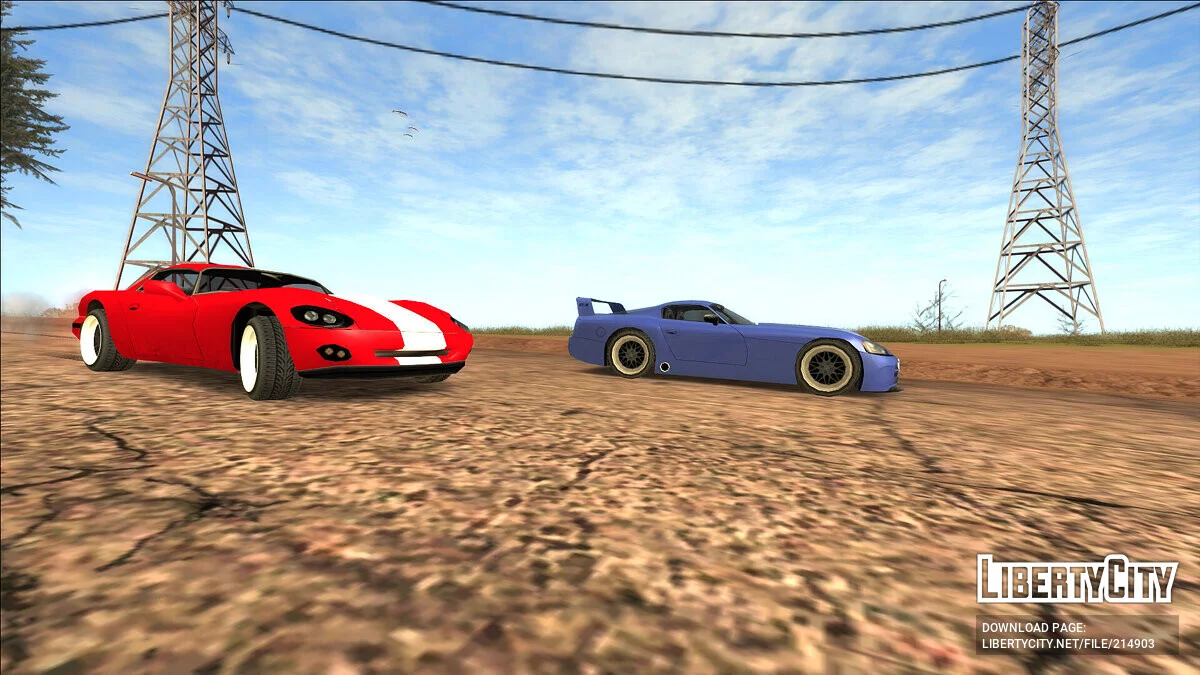 Кастомний Dodge Viper SRT 10 [SA Style - Addon] / GTA San Andreas