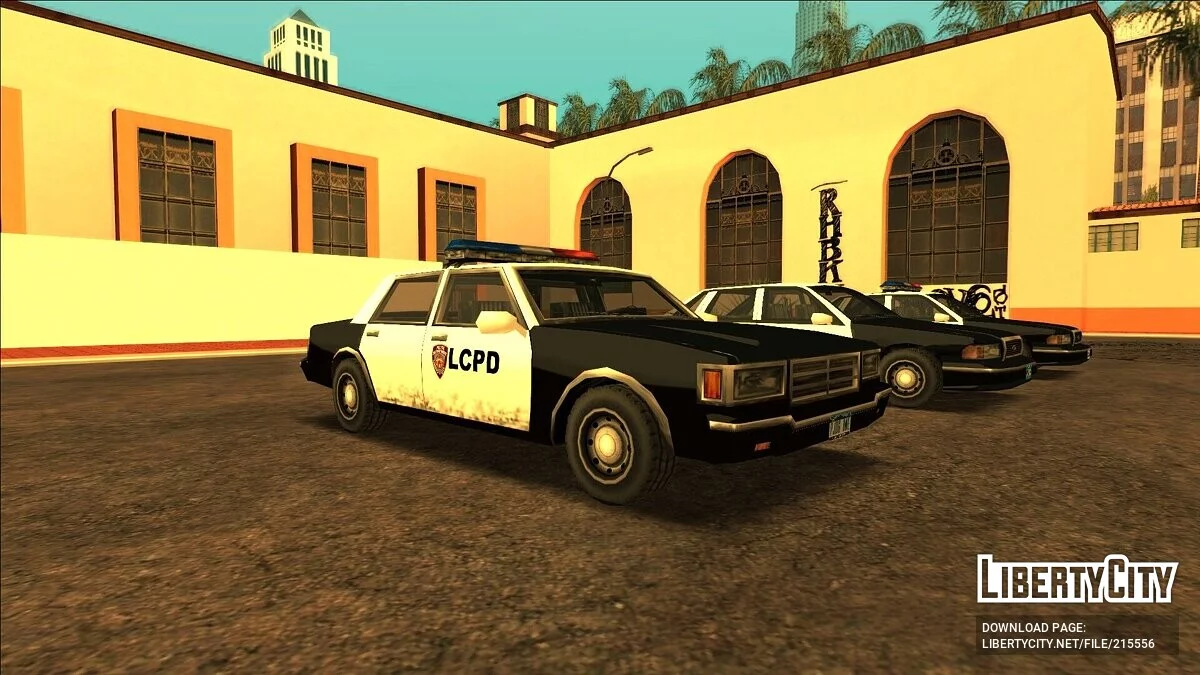 Colección atmosférica de coches de policía de Liberty City / GTA San Andreas