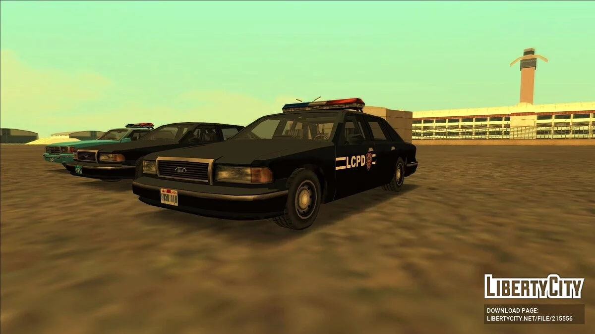 Colección atmosférica de coches de policía de Liberty City / GTA San Andreas