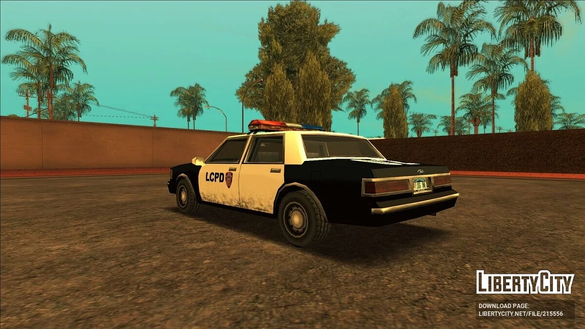 Colección atmosférica de coches de policía de Liberty City / GTA San Andreas