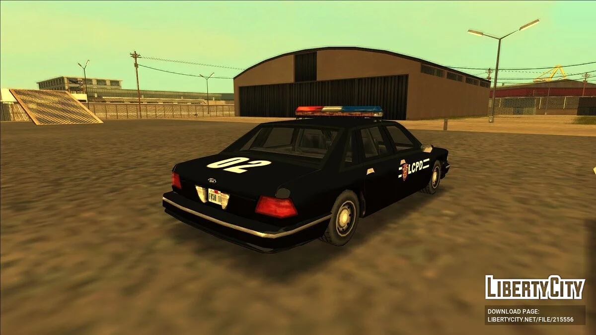 Colección atmosférica de coches de policía de Liberty City / GTA San Andreas